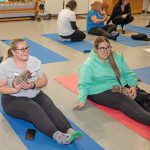 Rice Lane staff were full of smiles as they cuddled with the canines