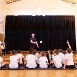 School welcomes gymnast Dan Purvis