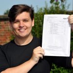 Billy McCreith from St Mary’s College, Crosby, who achieved 3As and an A*, will study Music at University of Manchester