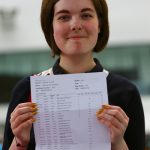 Bethany Anderson got incredible results including an A in Maths A Level!