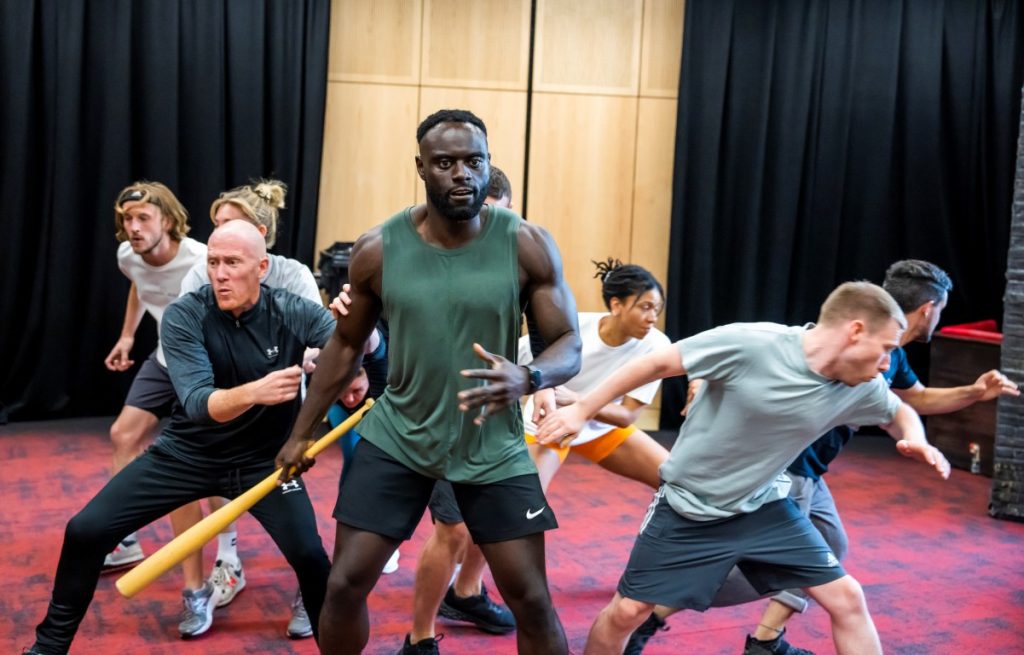 Frantic Assembly's Othello rehearsals