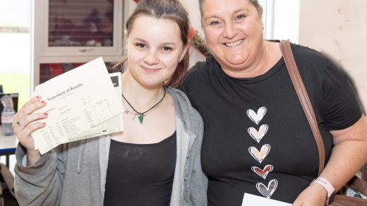 Hannah and mum from The Academy of St Nicholas