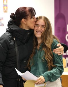 There was lots to talk about amongst parents, staff and students at Sacred Heart Catholic Academy on GCSE results day