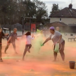 Croxteth pupils were having a lot of fun in the Colour Run!