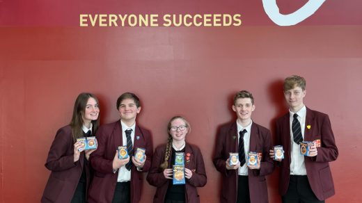 Students at Rainford High took on the Chocolate Orange Challenge