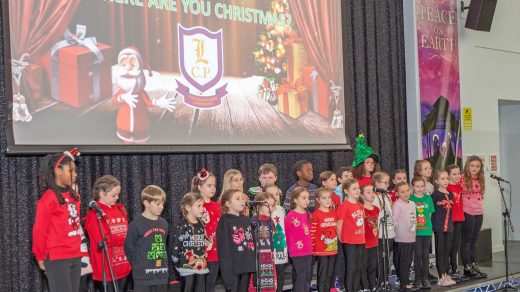 Leamington Community Primary sang Where Are You Christmas