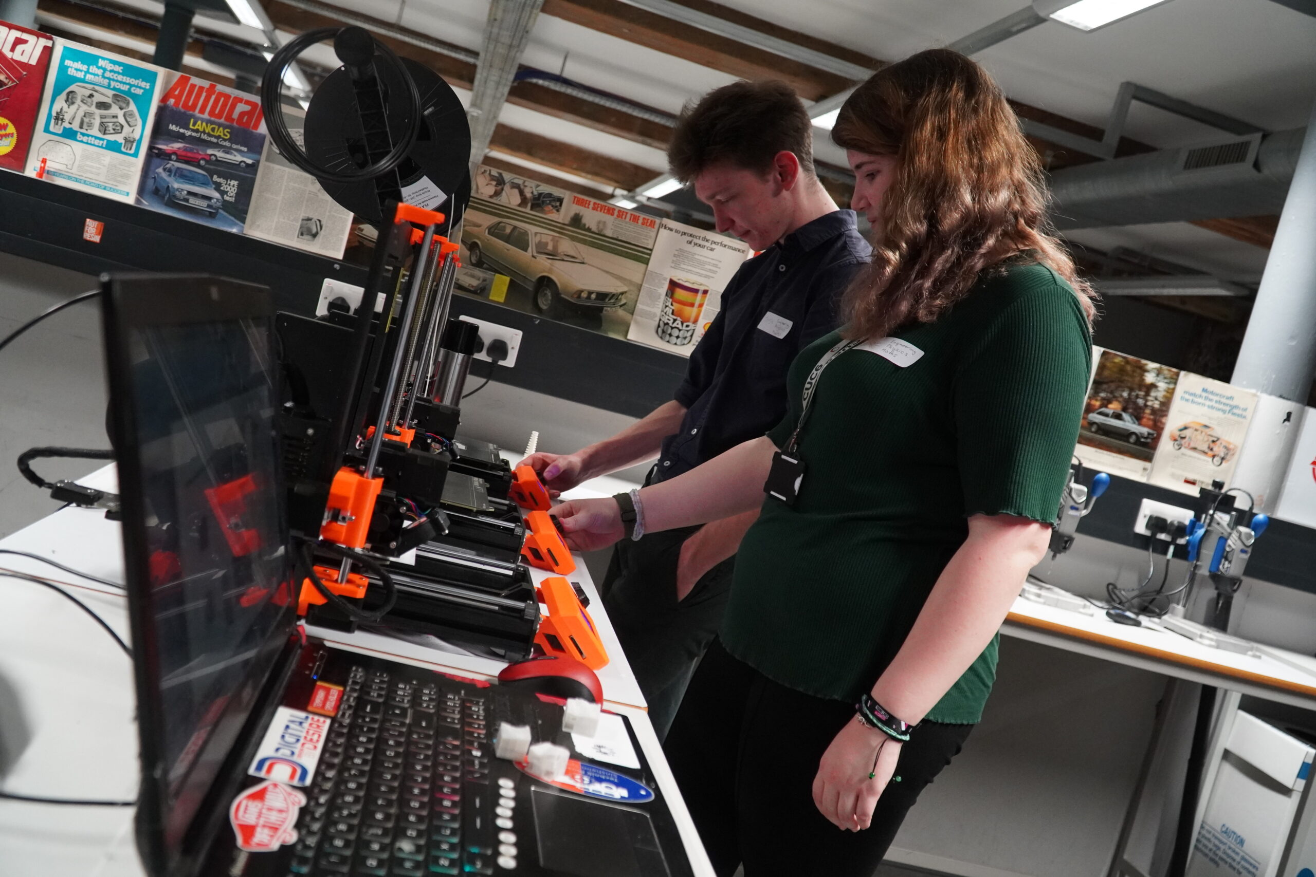 3D printers in Engineering room Liverpool Life Sciences UTC