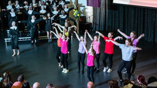 Pupils acted, sang, and danced their way around the Bosco stage to over 400 audience members