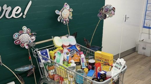 Some of the many donations provided by the St Augustine's community