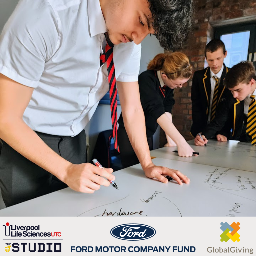 Liverpool Life Sciences UTC and The Studio School have been awarded a large sum of money from the Ford Motor Company Fund