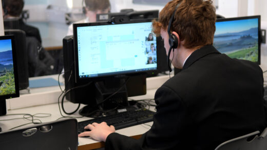 One hour a week, a lifetime of change_ pupils receiving tutoring online from volunteer tutors.