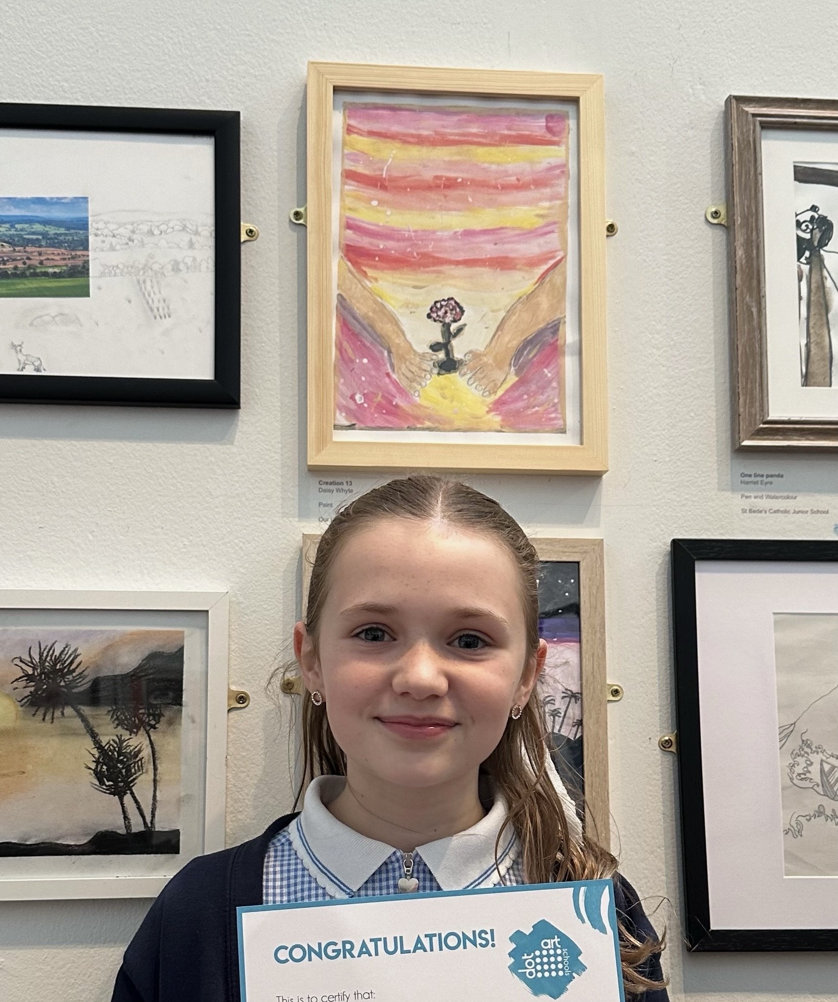 Daisy dot-Art winner