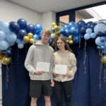 Liam Cubbin and Isabella Cuthbert from St Mary's College