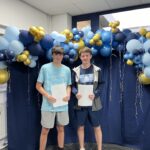 Georgie O'Brien and Luke Ditchfield from St Mary's Catholic College