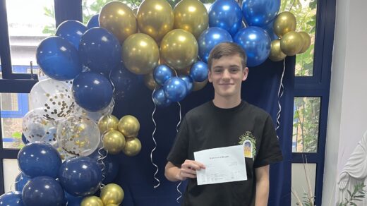 St Mary's Catholic College student Joe Flynn