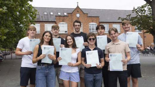 St Mary's College A-level students