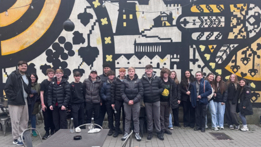 St John Plessington students in Krakow