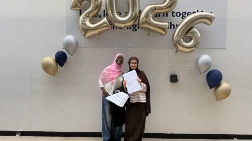 Maye Gueye and Rawa Bahak from The Academy of St Francis of Assisi, Kensington