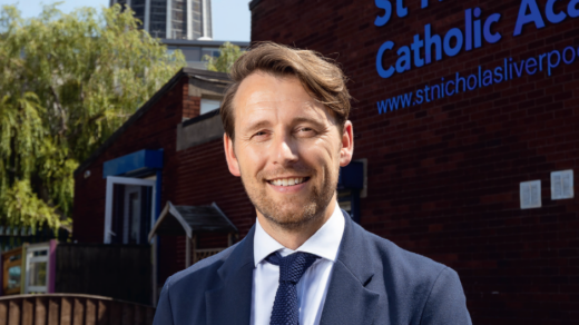 James King, headteacher at St Nicholas Catholic Primary School in Liverpool