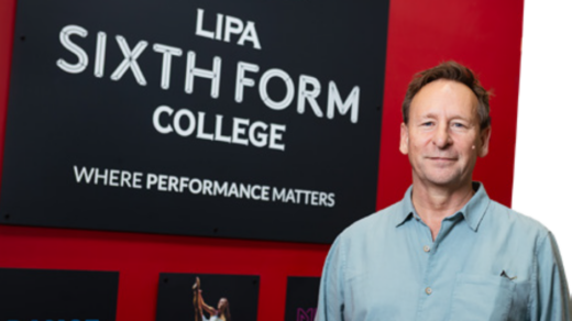 Edward Pinner, principal of LIPA Sixth Form College, is using his experience to prepare learners for their first steps into industry.