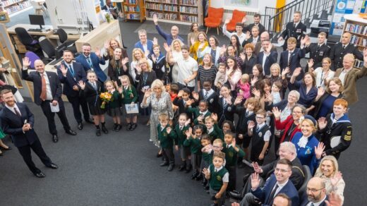 HM The Queen has visited Spellow Community Hub and Library to learn about how the community came together following the riots two years ago.