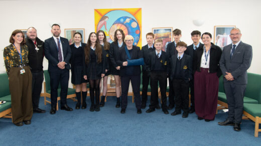Young environmental champions welcome MP Dame Angela Eagle to St Marys Catholic College